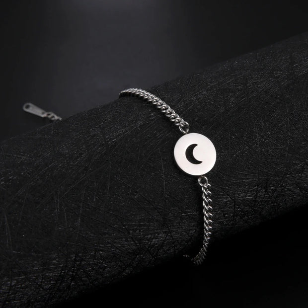 Crescent Moon Bracelet Chain