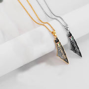 Palestine "فلسطين" Flag Necklace Chain Pendant