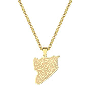 Syria Calligraphy 1.0 Necklace Chain Pendant