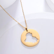 Iraq Coin Necklace Chain Pendant