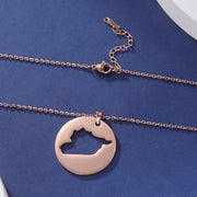 Syria Coin Necklace Chain Pendant