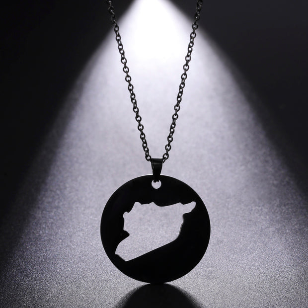 Syria Coin Necklace Chain Pendant