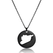 Syria Coin Necklace Chain Pendant