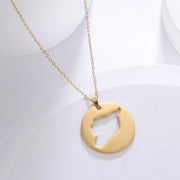 Syria Coin Necklace Chain Pendant