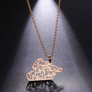 Syria Calligraphy 2.0 Necklace Chain Pendant