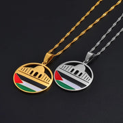 Al-Aqsa Mosque Palestine Necklace Chain Pendant