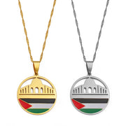 Al-Aqsa Mosque Palestine Necklace Chain Pendant