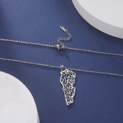 Lebanon Calligraphy Necklace Chain Pendant