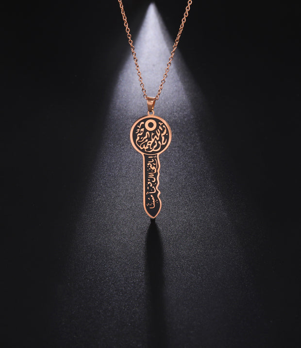 Quran Key Necklace Chain Pendant