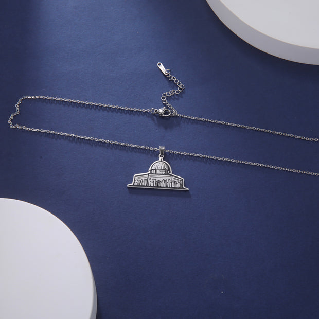 Al-Aqsa Mosque 2.0 Palestine Necklace Chain Pendant