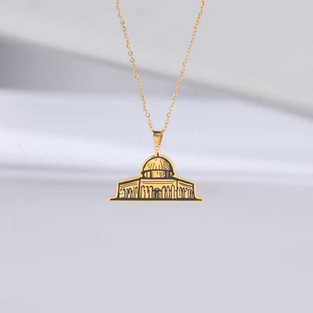 Al-Aqsa Mosque 2.0 Palestine Necklace Chain Pendant