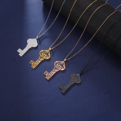 Palestine Nakba Key Necklace Chain Pendant