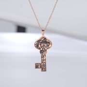 Palestine Nakba Key Necklace Chain Pendant