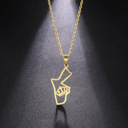 Jordan Crown Necklace Chain Pendant