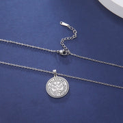 Palestine Historical Coin Necklace Chain Pendant