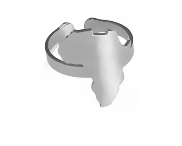 Africa Map Rings